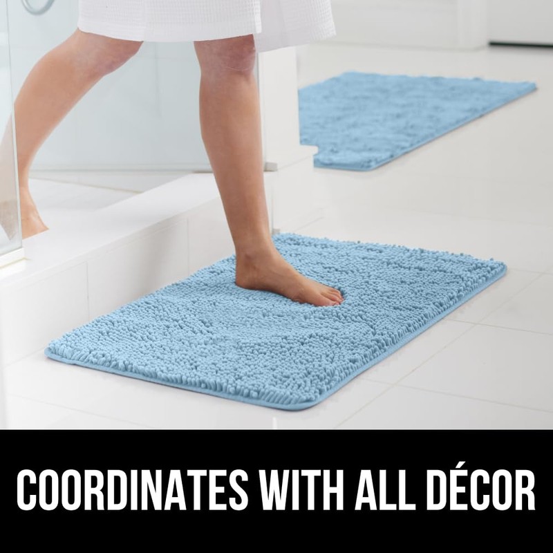 GORILLA GRIP GORILLA GRIP Bath Rug Mat 60x24, Thick Soft