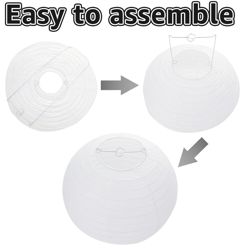 Paper Lampshade Hanging Light Shade 30cm, Oriental Ribbed Japanese Ceiling