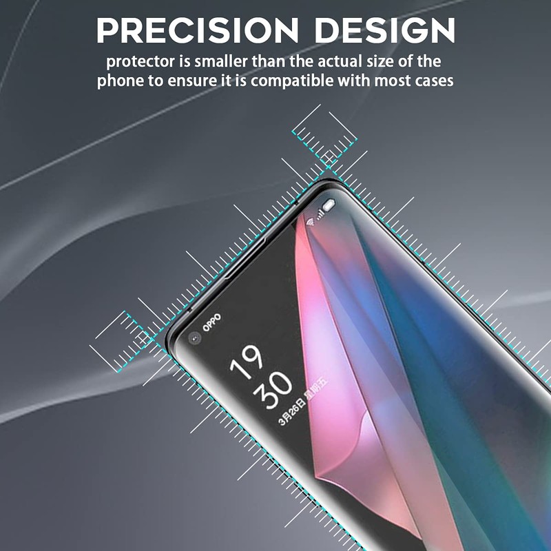 NEWZEROL Pack of 3 Screen Protectors Compatible with OPPO Find