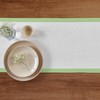 Solino Home Linen Table Runner 48 Inch - Pastel Green