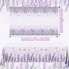 Juweked 3Pcs Lavender Tablecloth Rectangle Purple Plastic Table Cloths Butterfly