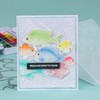 BAOFALI 3D Embossing Folder for Card Making Fish Texture Pattern