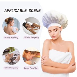 2-Pack Net Plopping Cap - Breathable Mesh for Curly Hair Drying, Blower-Ready & Overnight Sleep Protection