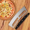 14 Inch Stainless Steel Pizza Cutter, Sharp, Rust-Resistant Blade with