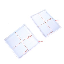 Extra Large Rectangle Tray Resin Mold (2Pack(Rectangle12"+Square10"))