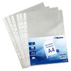 WAYTEX 50 x A4 Clear Grained Document Wallets 40 Micron