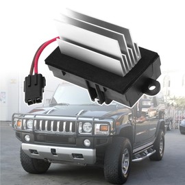 19331830 Blower Motor Resistor Heater Fan Control Module Compatible with Hummer H2 2003-2007,OEM:19329838 89023355 93803637 88986529 15-80388 15-80655 15-80911 19331830 3gsh-19e624-ca 4GSH-19E624/AA
