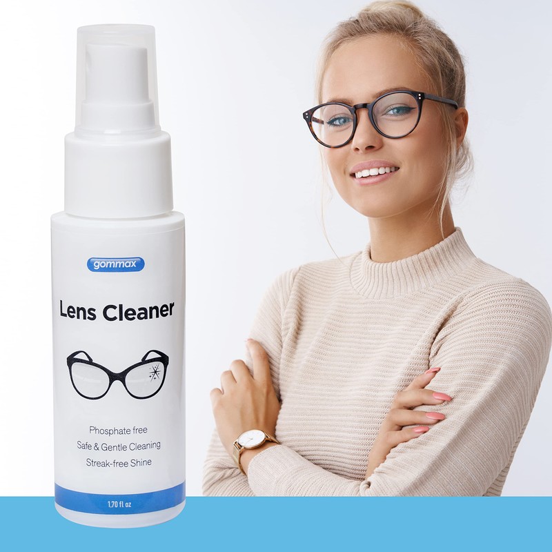 Lens Cleaner Kit with Glasses Cleaning Cloth, Eyeglass Cleaner Spray,