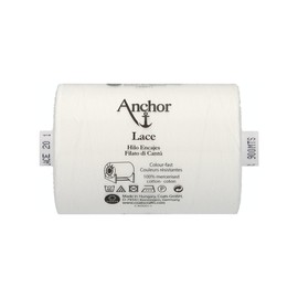 Anchor T198020-00001 Lacing Yarn, 100% Cotton, 1, Thickness 20, 900m, 78 g