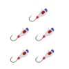 5 Pcs Winter Ice Fishing Jigs Kit Hooks Lures for