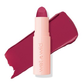 wet n wild Mega Last Rich Satin Lip Color, Rich Creamy Color with Satin Finish, Infused with Vitamin E & Moisturizing Argan Oil, Lightweight, Silky-Smooth, Vegan & Cruelty-Free - Berried Life