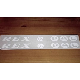 Wyandotte Pair Rex Pal Coaster Wagon Pull Toy Replacement Stickers WA-007