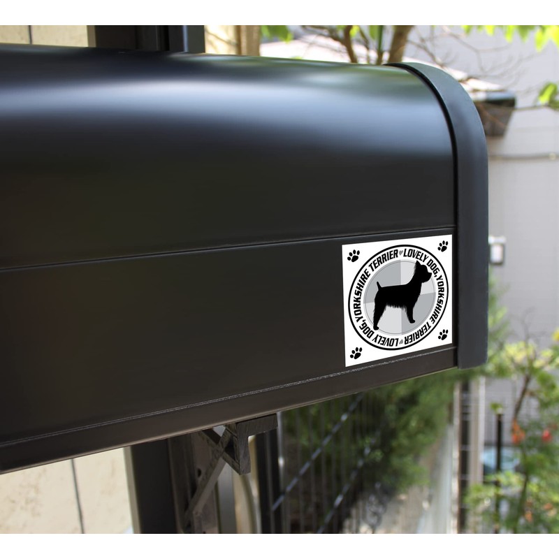 Size M: Woodman MK-2 Dog Sticker Lovely Dog Yorkie Terrier