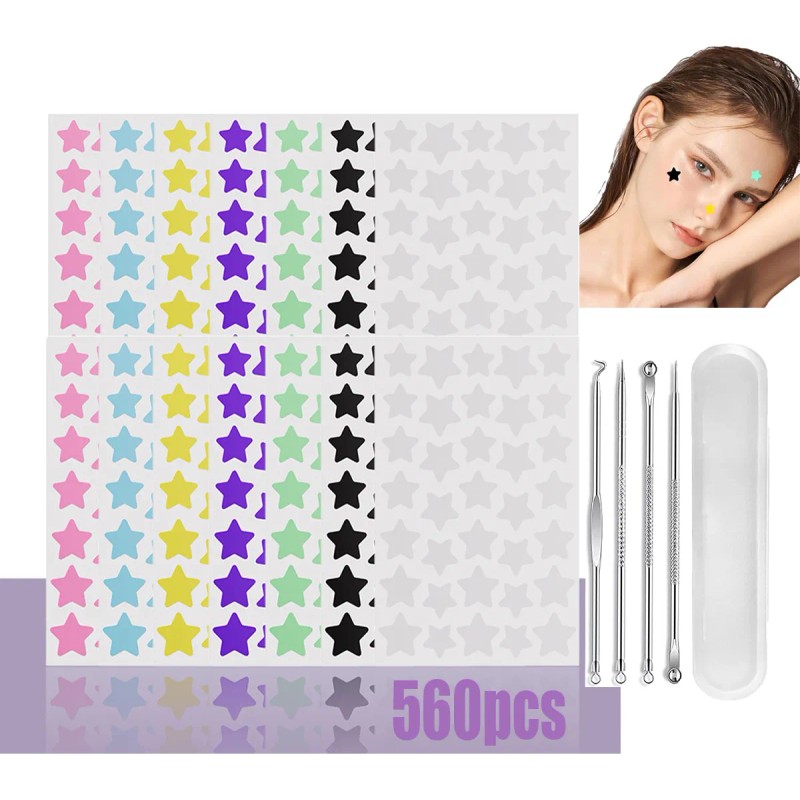 560pzs Mascarillas Estrella Acne