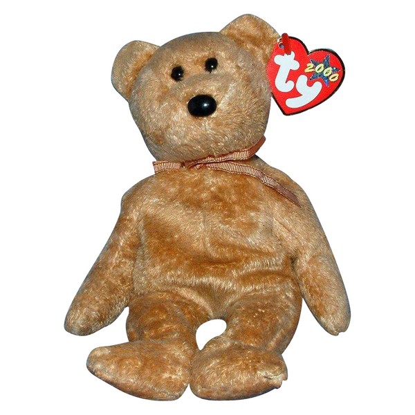 TY bi-ni-beibi-zu Beanie Babies Cashew Bear