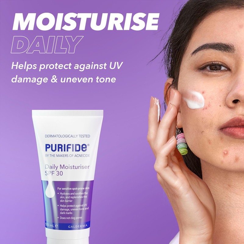 Purifide by Acnecide SPF 30 Daily Face Moisturiser for Acne