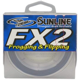 Sunline FX Trenzado línea de Pesca, Verde Oscuro/Azul, 80-Pounds/90 -Yards