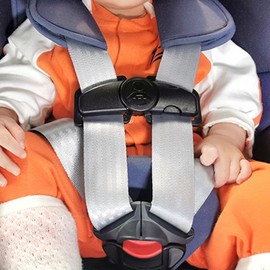 Seat Chest Harness Clip Car Seat Safety Belt Clip Buckle Lock Stroller Chest Clip Universal Replacement for Kids Trend Adjustable Guard (Black-2)