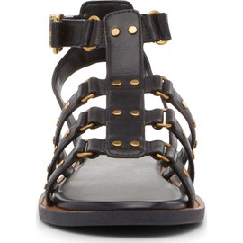 Vince Camuto Women's Claira Flat Sandal, Black, 6