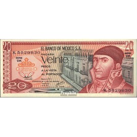 Prophila Collection Banknote Mexico Pick No: 64d Mint 1977 20 Pesos (Banknotes for Collectors - No Payment Method)