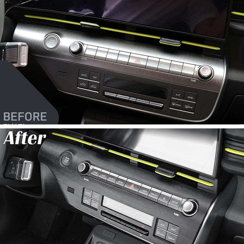 FOEVE Car Air Conditioning Button Cover Trim Compatible with Hyundai