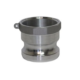 2 1/2" Male Camlock x 2 1/2" Female NPT Aluminum Type A