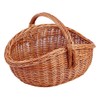 Oval Shopping Basket, Brown, T 42 cm x W 29