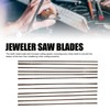 144pcs Jeweler Piercing Saw Blades 3/0 Spiral Teeth Jeweler Saw