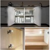 Zerodis 10-Piece Universal Closet LED, Hinge Sensor Light for Cabinet,