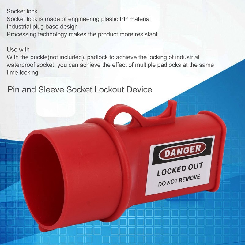 Culnflun Latch and Sleeve Socket Locking Device, 2” Diameter PP