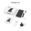 ZUMIMALL 3W Solar Panel for Outdoor Camera Wireless Camera,X2/X1/F5, IP66
