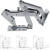 170 Degree Hinges Frameless Cabinet Door Hinges Hidden Hydraulic Adjustable