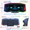KRGNPLE Car HUD P4, Japanese Interface, OBD2, GPS, Speedometer, Slope