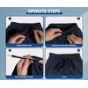3/8" x 55" Flat Drawstring Cord with Easy Threader Drawstring