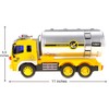 PowerTRC Push & Go Friction Powered Oil Truck Toy with