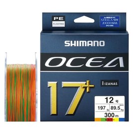 Shimano LD-A71Y PE Line, Osia, 17+ PE, 300 m, No. 12 (197lb), 5 Colors