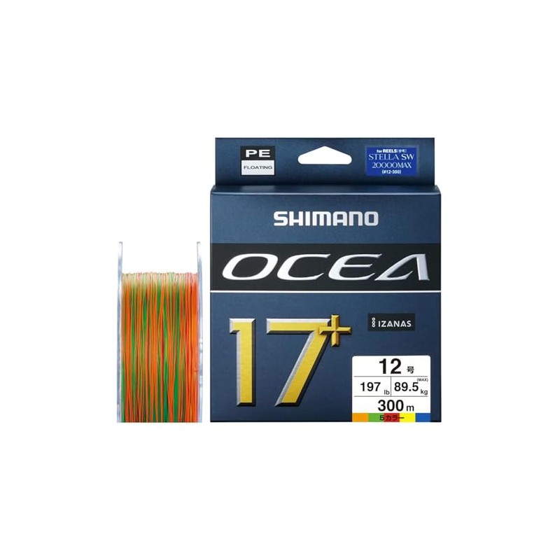 Shimano LD-A71Y PE Line, Osia, 17+ PE, 300 m, No.