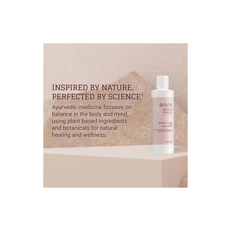 Avya Hydroveda Essentials Leche Limpiadora Diaria (8.2 Oz) -
