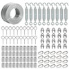 Hannger 1/8 Wire Rope Kit, 200FT PVC Coated Steel Cable