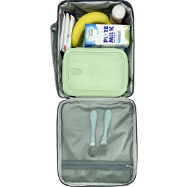 Kulle Kids Lunch Box,Insulated Lunch Box for Boys and Girls,Sturdy Soft Bag & Freezable Lunchbox, Lunch Bag kids Reusable Lunch Boxes for School,Work,Outdoor(Astronaut)