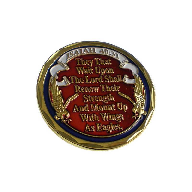 NEW "Mount Up With Wings As Eagles" Challenge Coin
