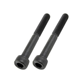 POSH M6X50 900650-K2 Motorcycle Supplies, Cap Bolts, Stainless Steel, Black, 2 Pieces