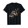 Corgi Flower Fly Dandelion Funny Dog Owner Lover T-Shirt for