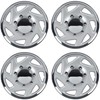 TULALUX Chrome Hubcaps Compatible with Ford F250 F350 E150 E250
