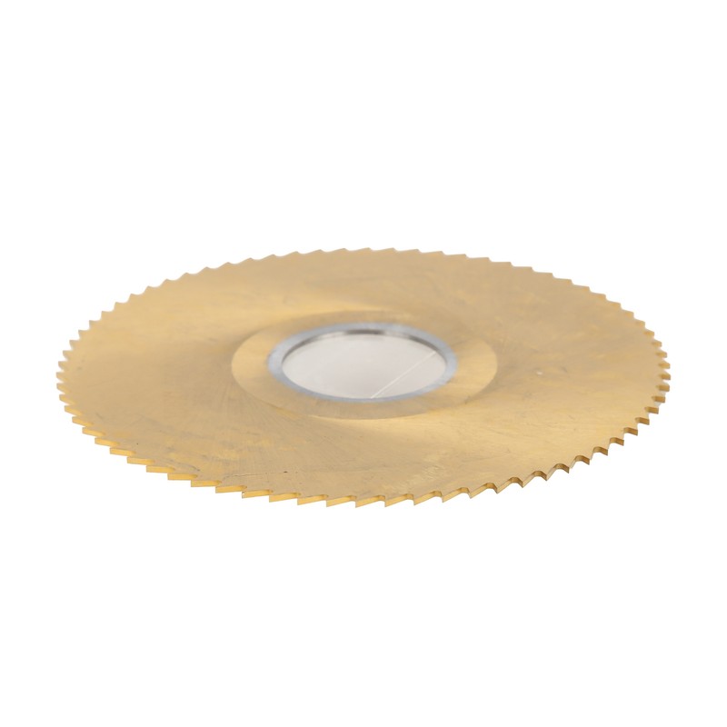 Circular Saw Blade 72 Teeth Ti Plated High Speed Steel