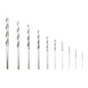 MEETOOT 10-Piece Diamond Drill Bit Set Heavy Duty Micro Drill