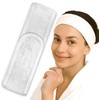 Terry Towelling Cosmetic Headband - Adjustable Headband for Makeup, Facial