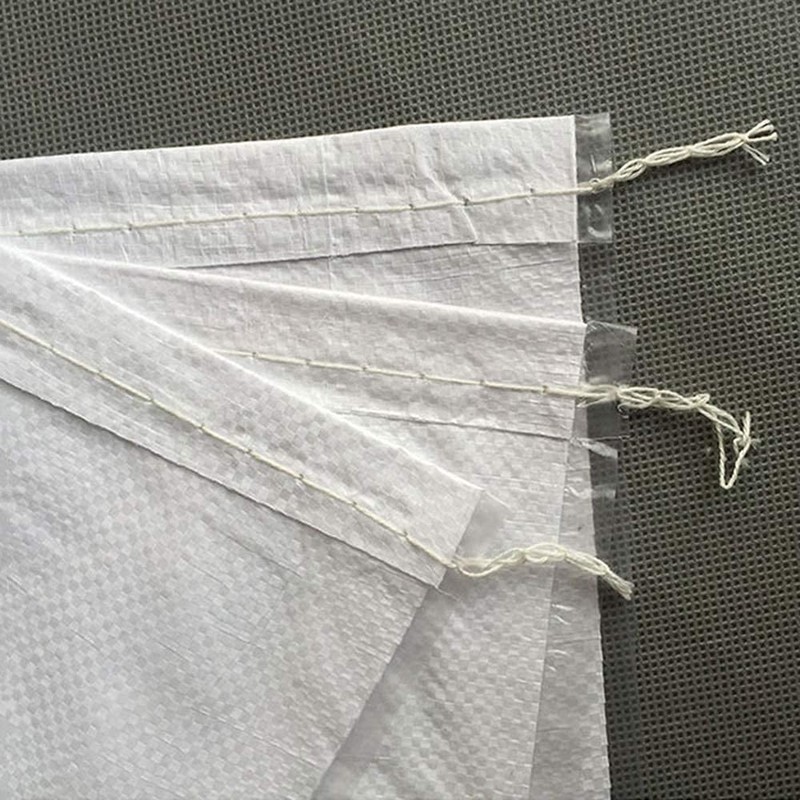 HUYIWEI 10 White Polypropylene Woven Bags, 60 x 100 cm,
