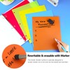 HABGP 3 Ring Binder Dividers with Tabs, 10PCS/2 Set Plastic