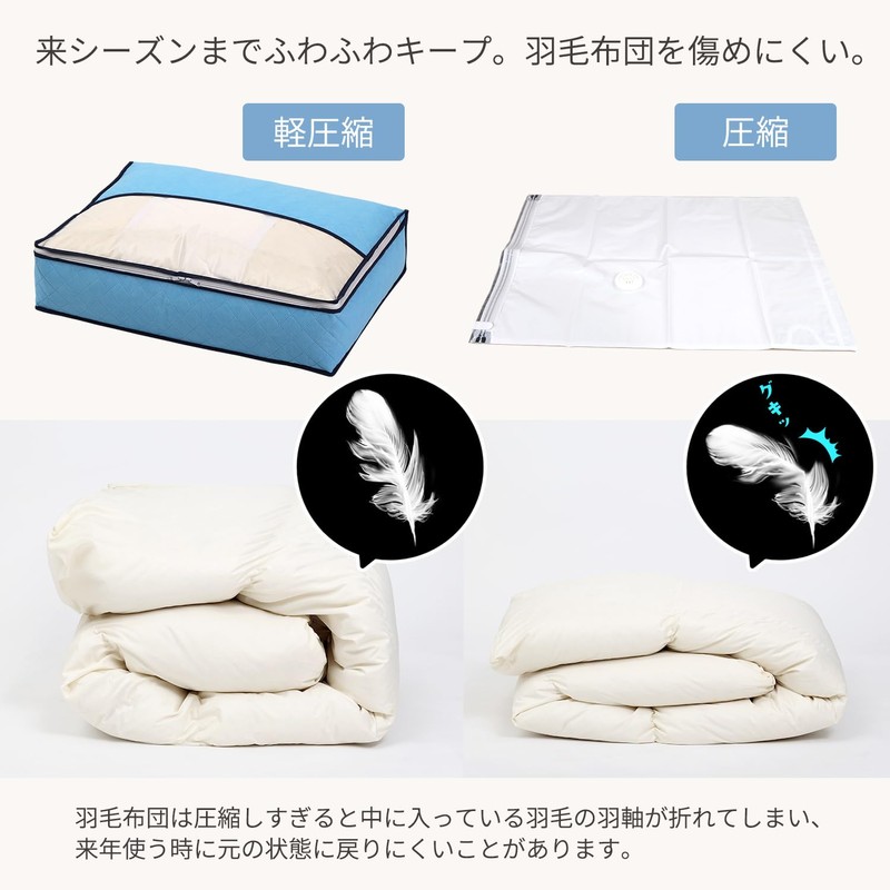 Astro 616-19 Storage Case for Duvets, Single Size, Light Blue,